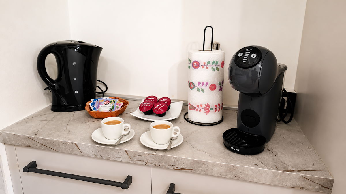 Macchina caffè e bollitore